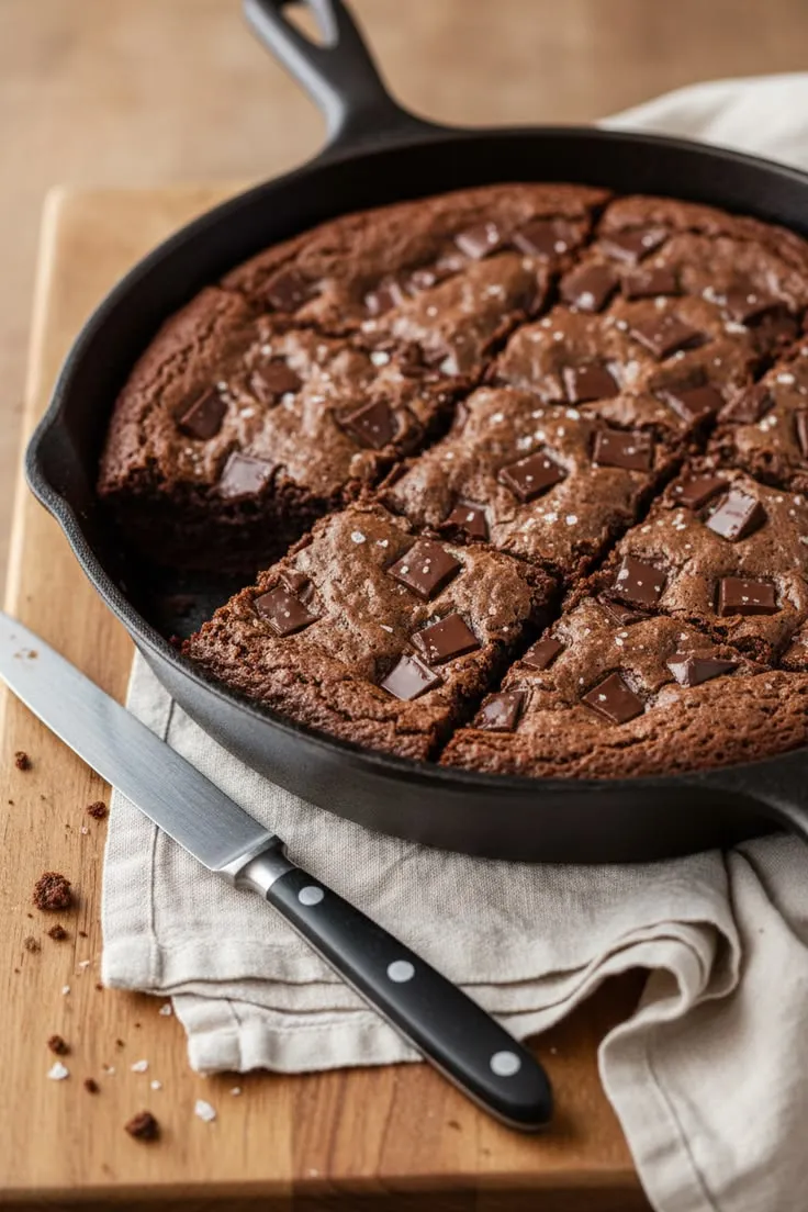 Brownie en sartén